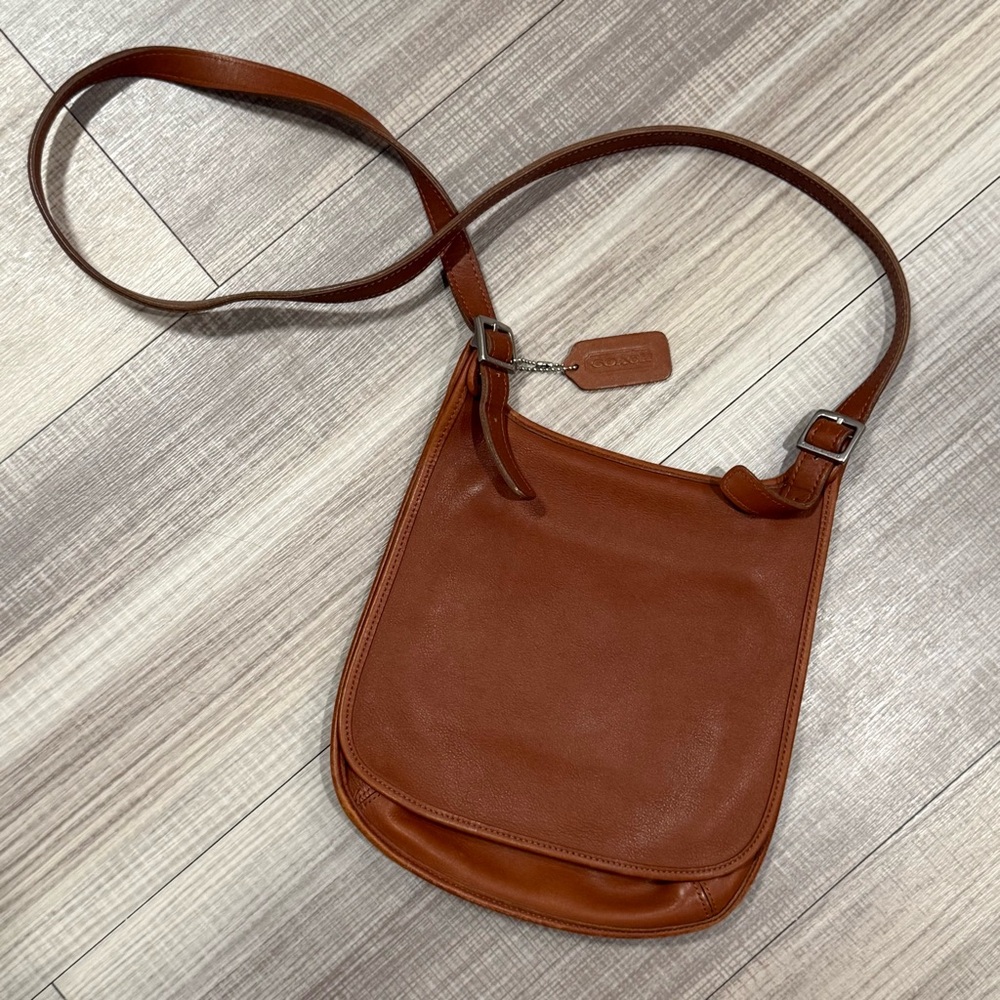 Coach Brown Leather Crossbody Bag